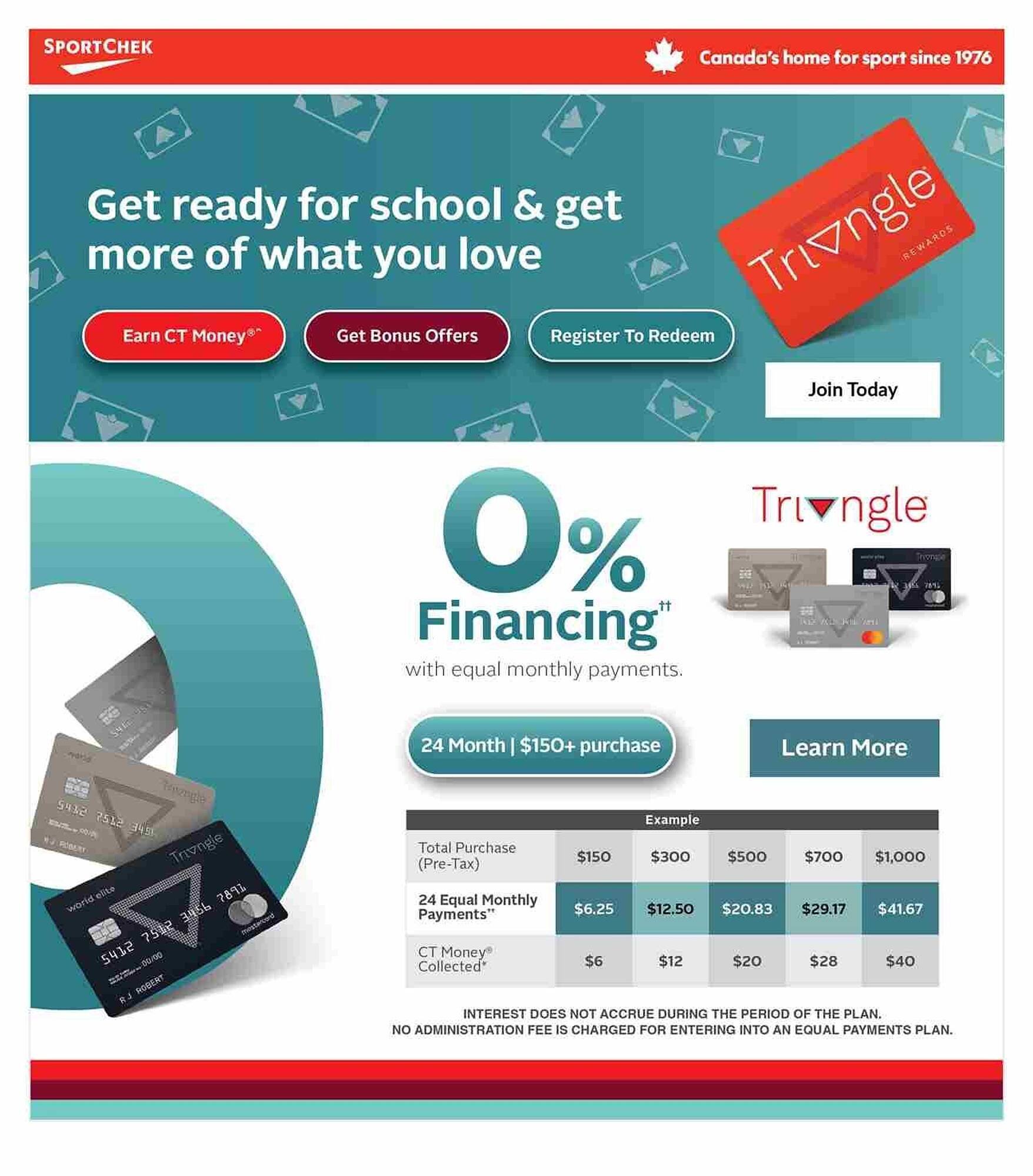 Sport Chek flyer