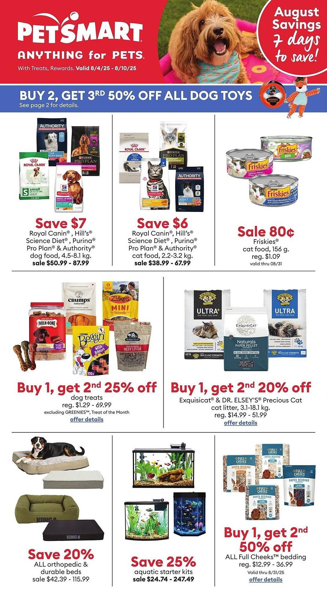 Petsmart flyer (2025-08-04 - 2025-08-10) | 1