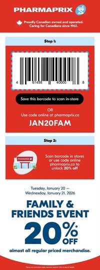 Pharmaprix flyer