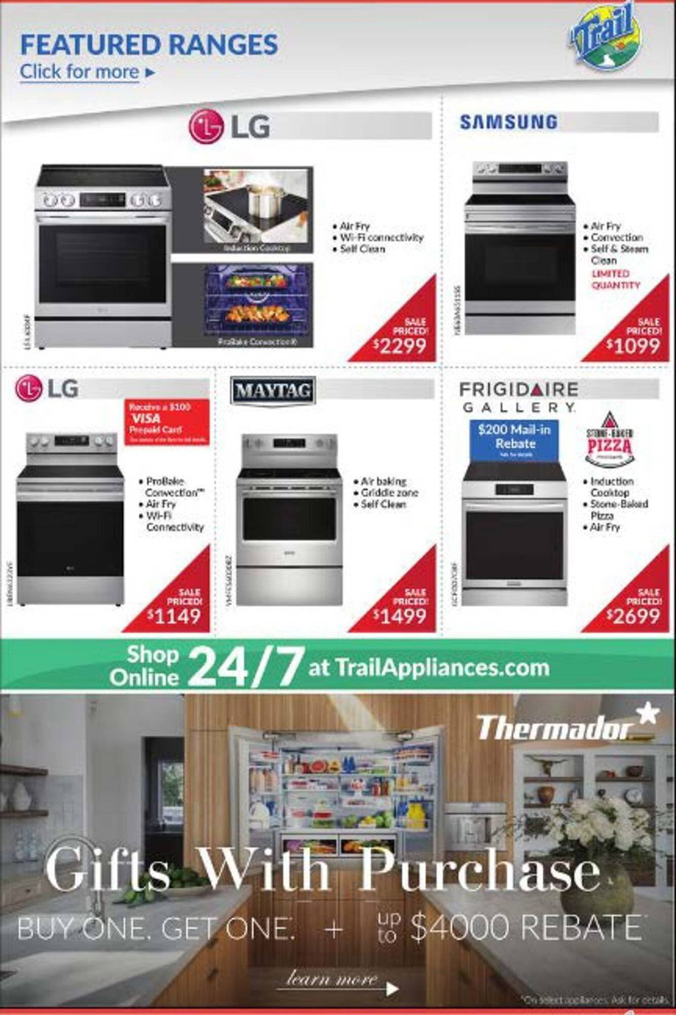 Trail Appliances flyer