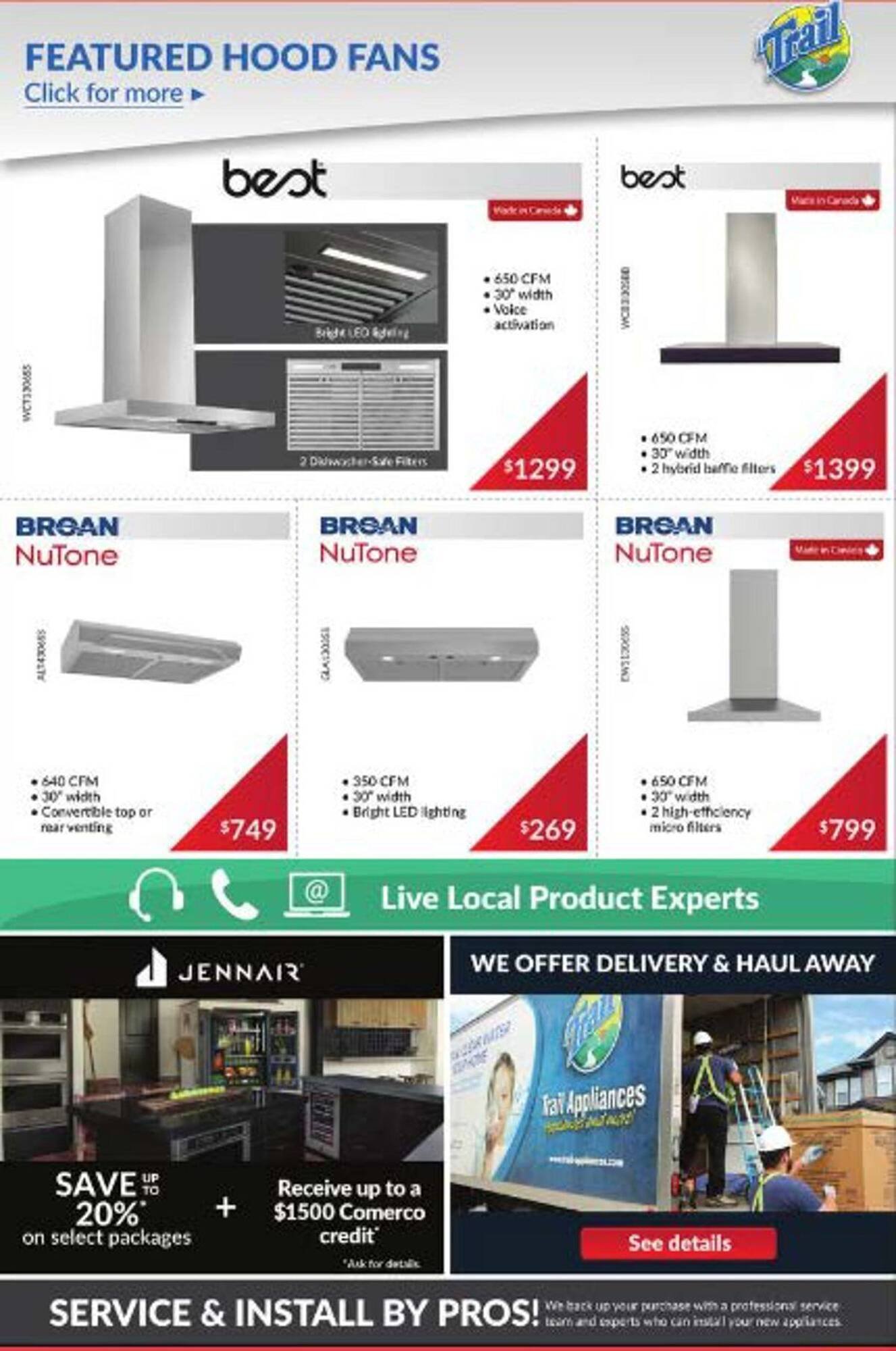 Trail Appliances flyer
