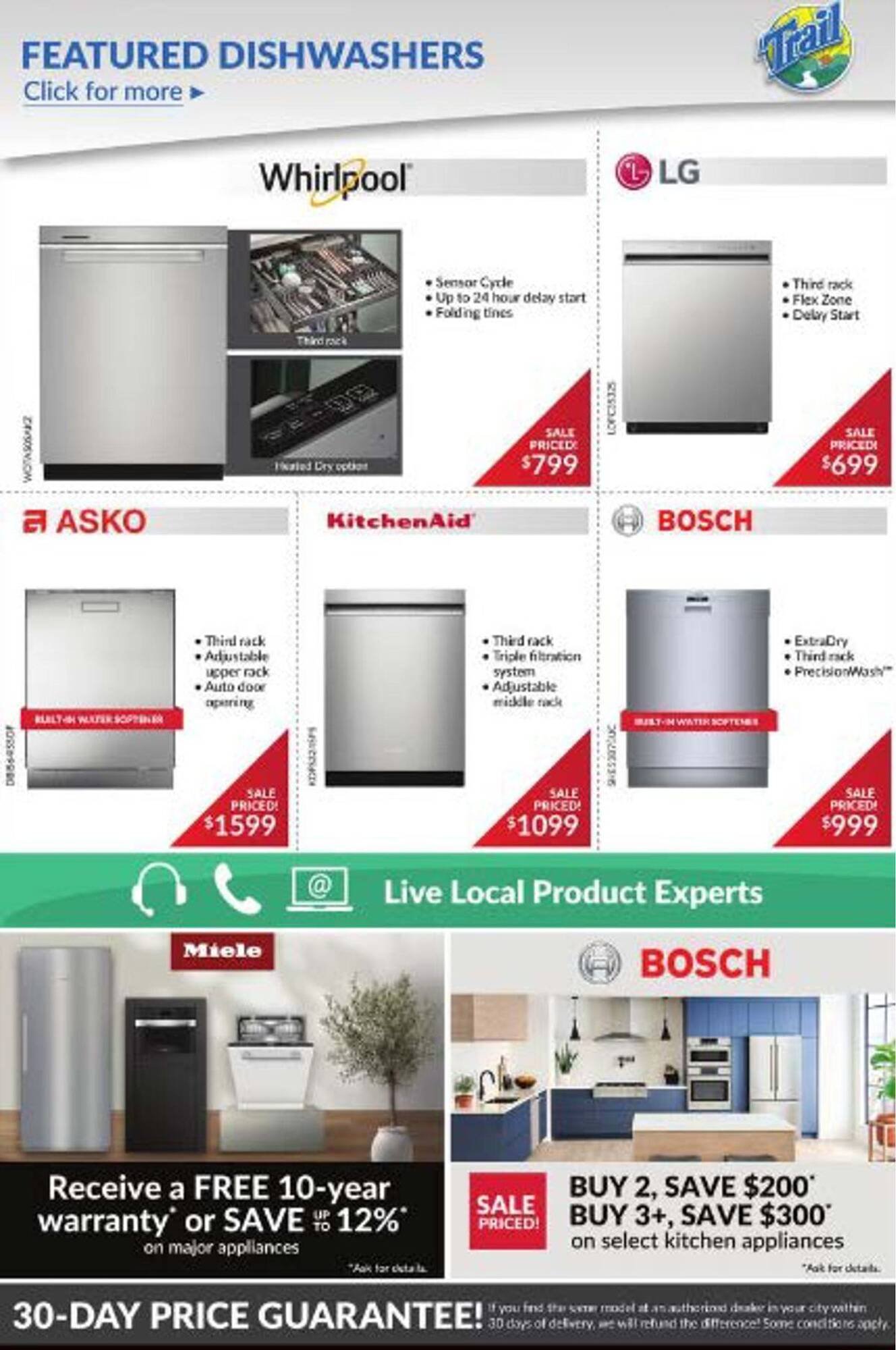 Trail Appliances flyer