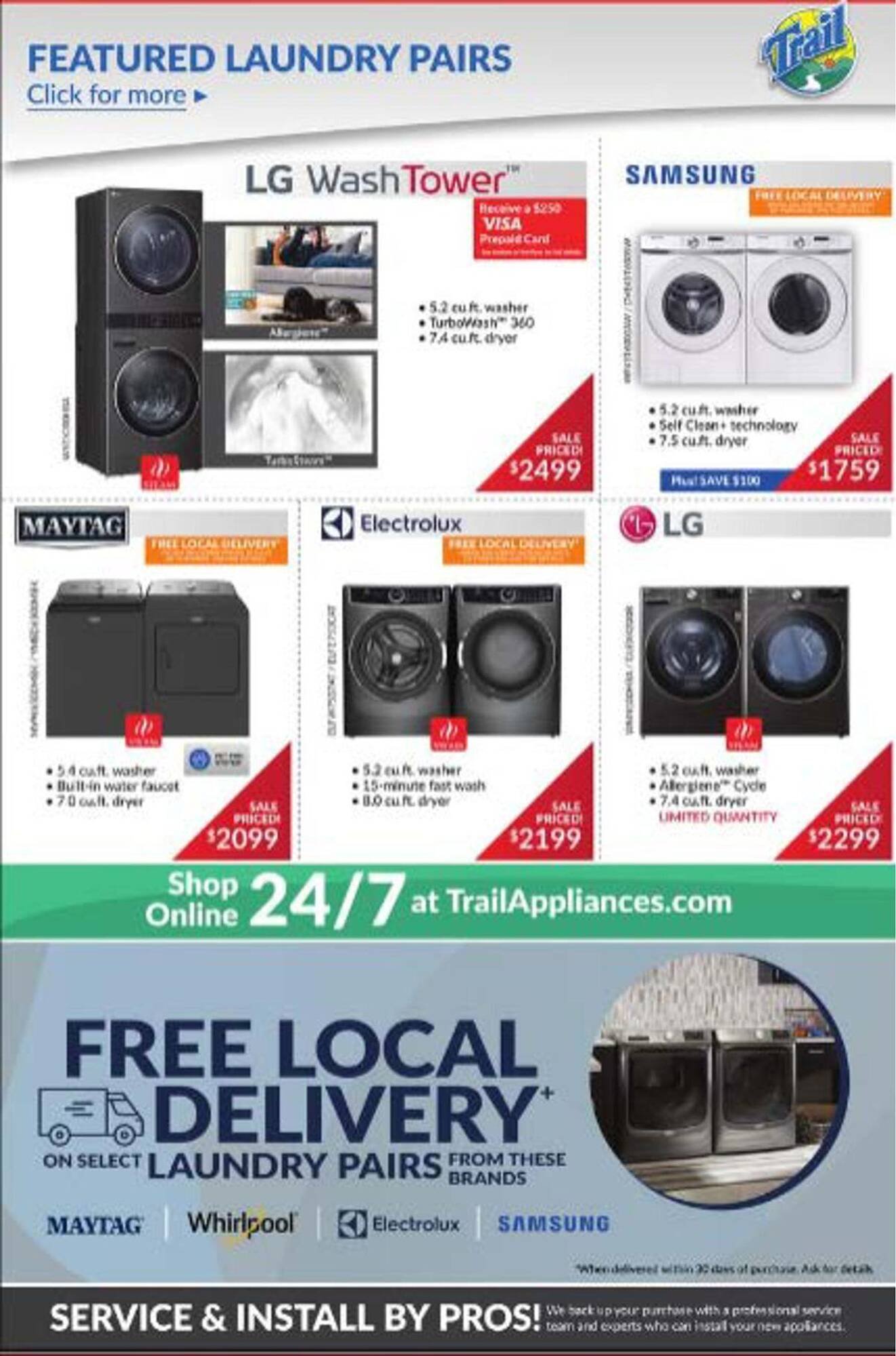 Trail Appliances flyer