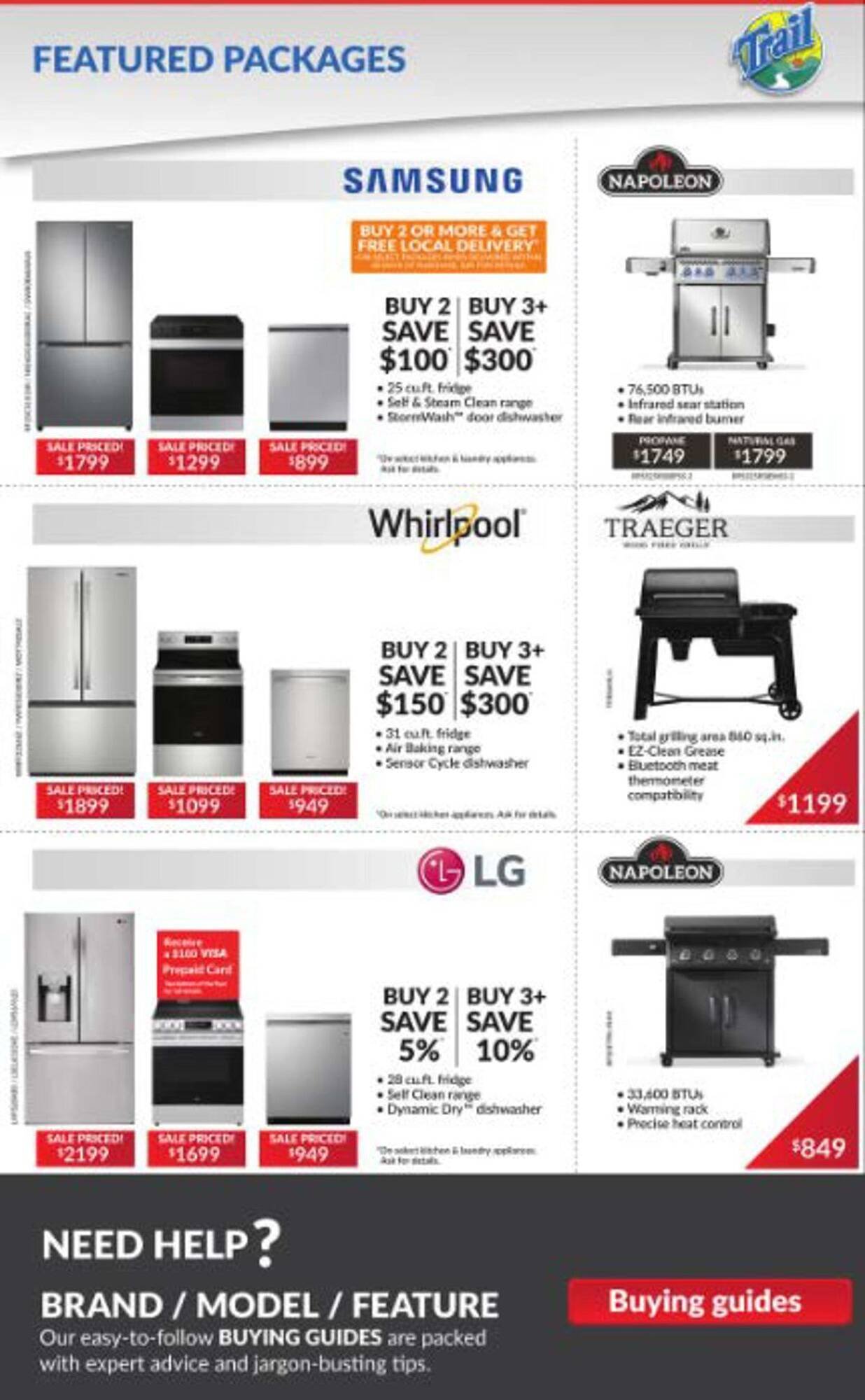Trail Appliances flyer