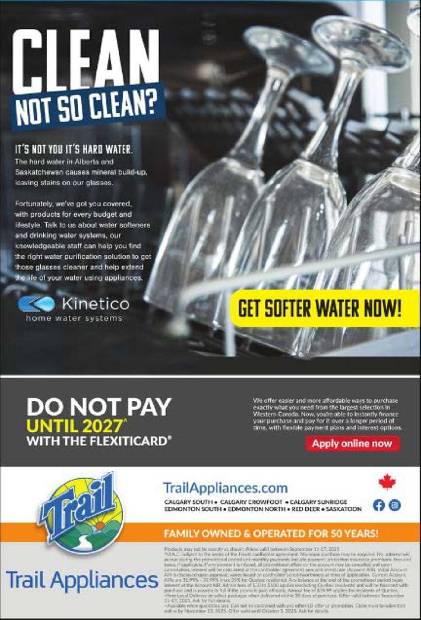 Trail Appliances flyer