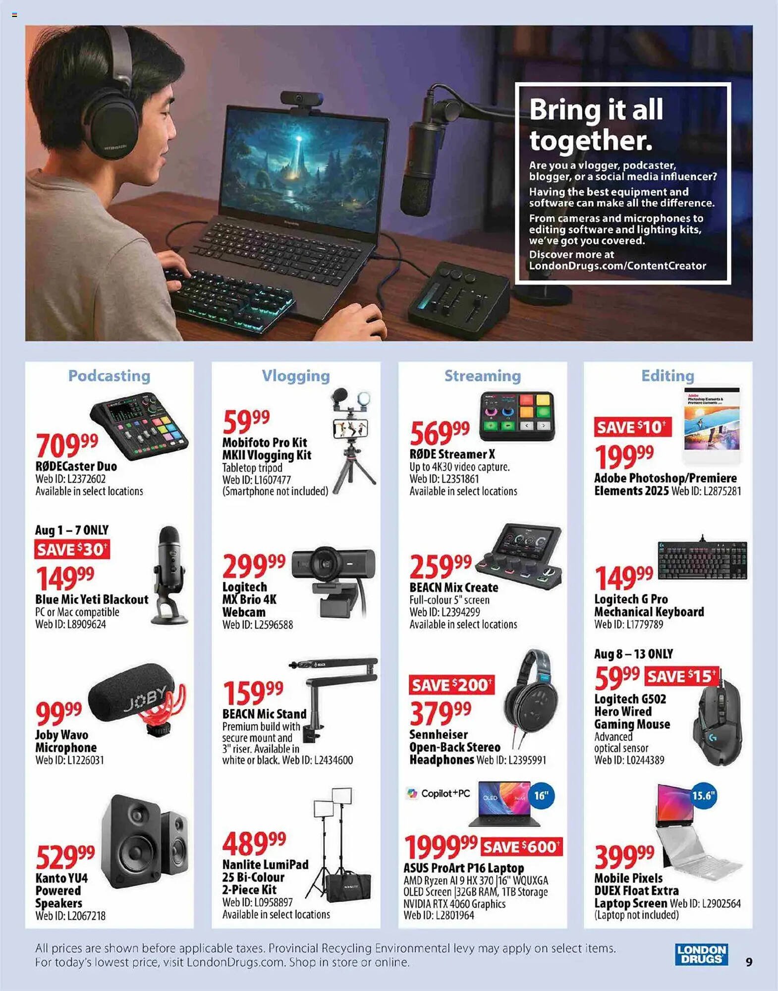 London Drugs flyer