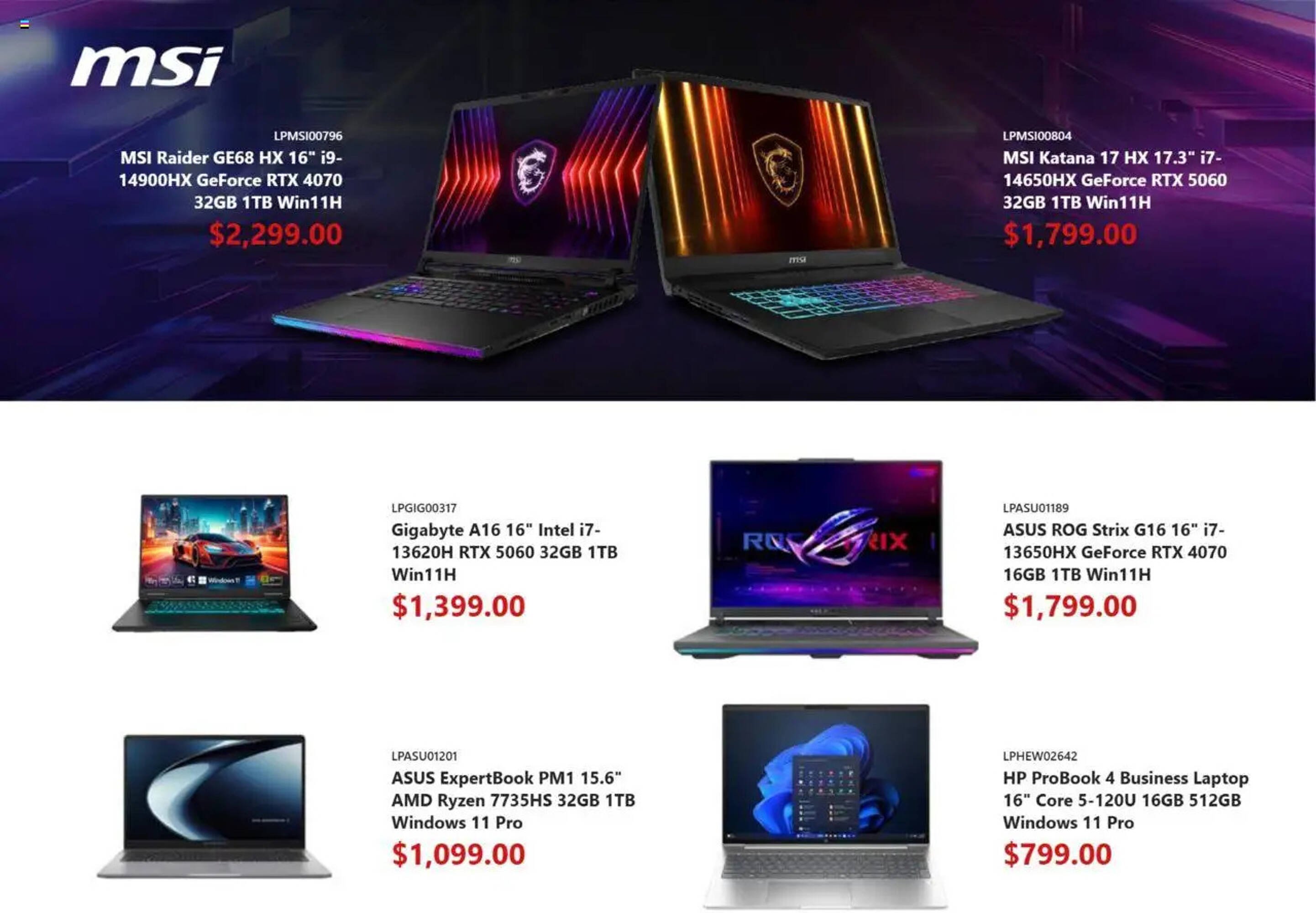 Canada Computers flyer