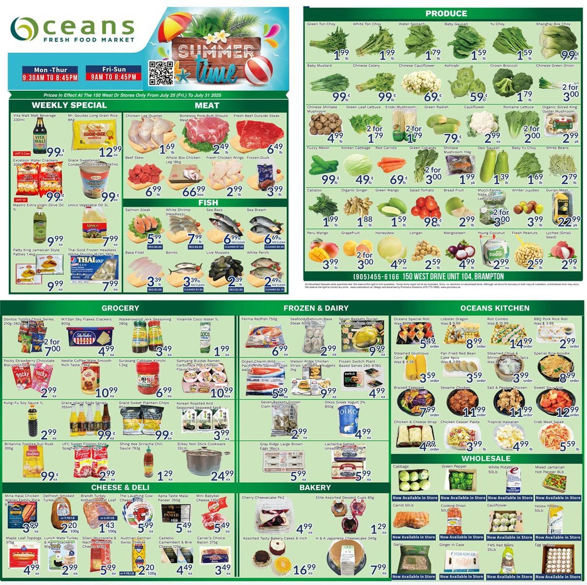 Oceans Fresh Food Market flyer (2025-07-25 - 2025-07-31) | 1