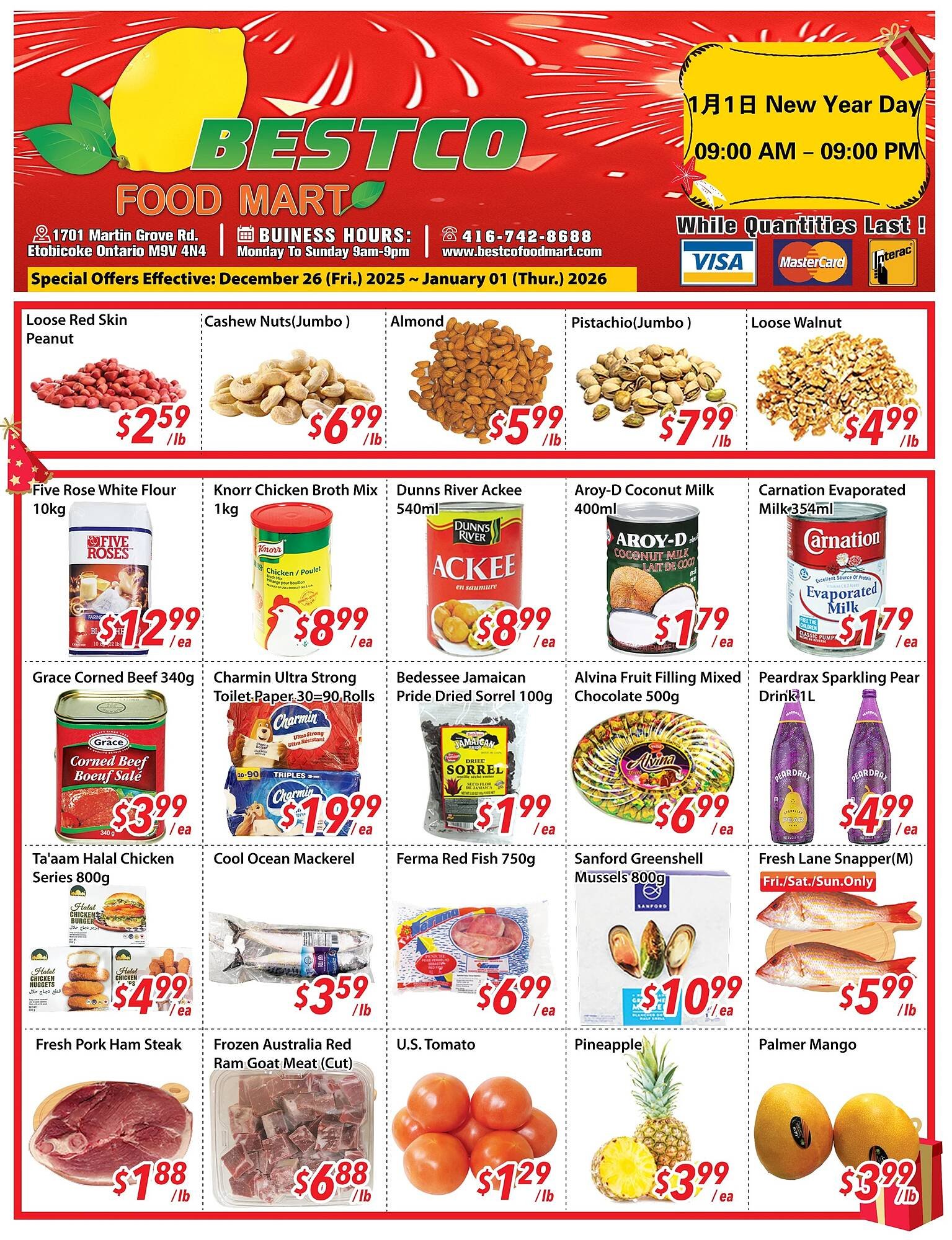 Bestco Food Mart flyer (2025-12-26 - 2026-01-01) | 1