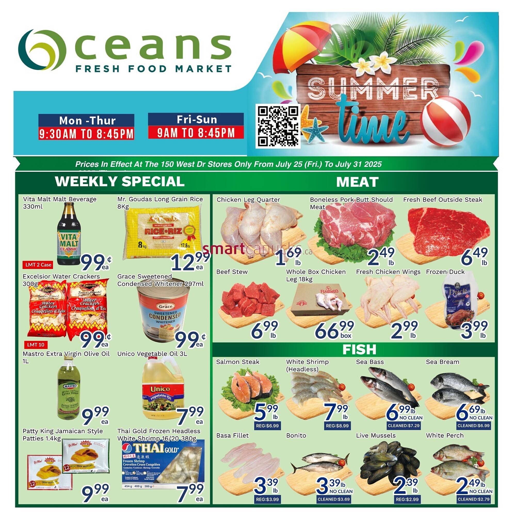 Oceans Fresh Food Market flyer (2025-07-25 - 2025-07-31) | 1