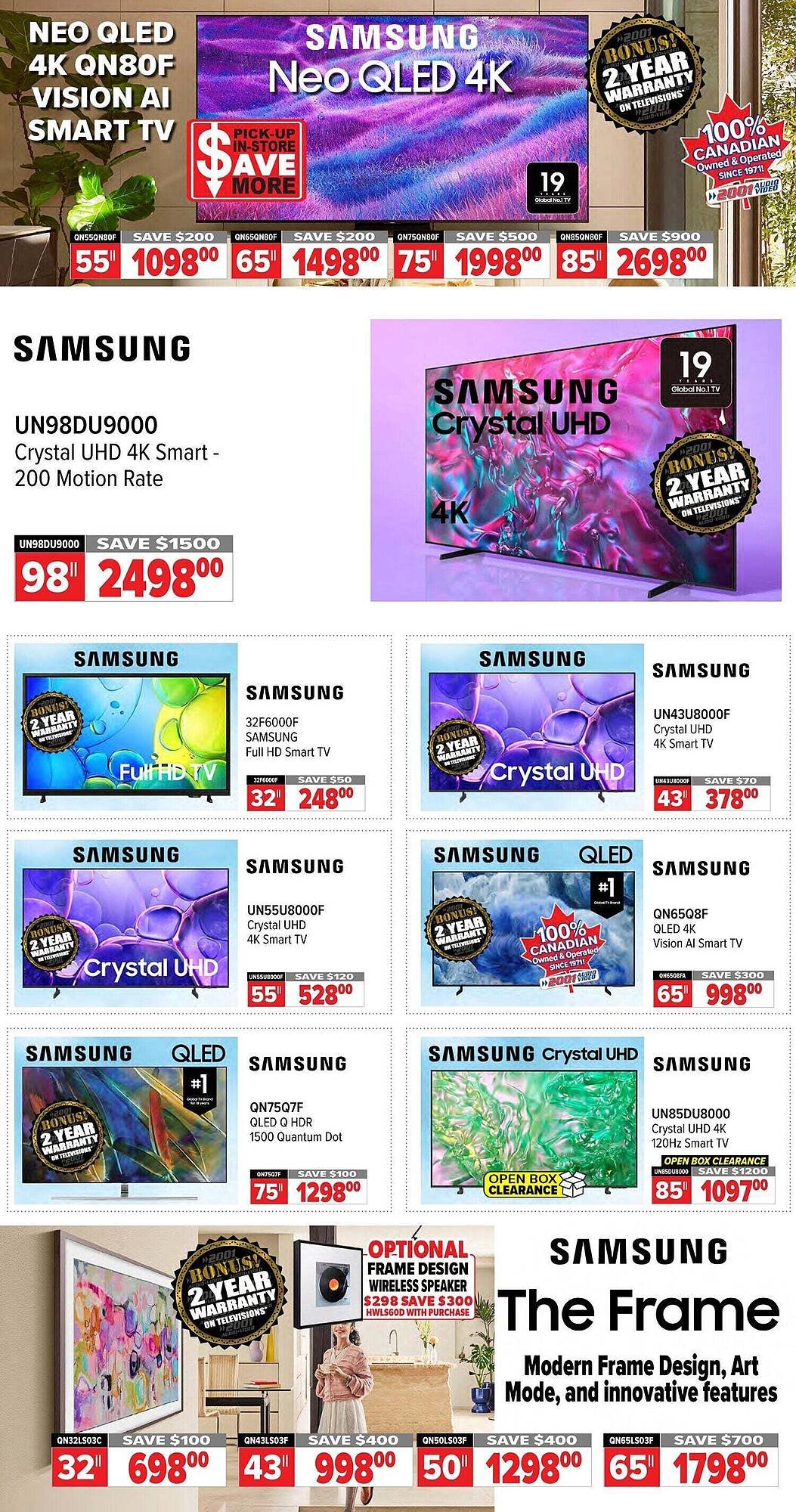 2001 Audio Video flyer (2026-02-27 - 2026-03-05) | 3