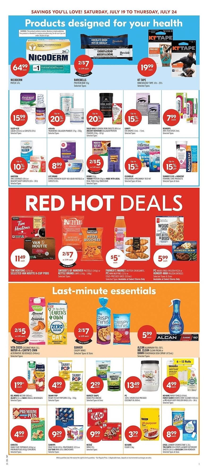 Shoppers Drug Mart flyer