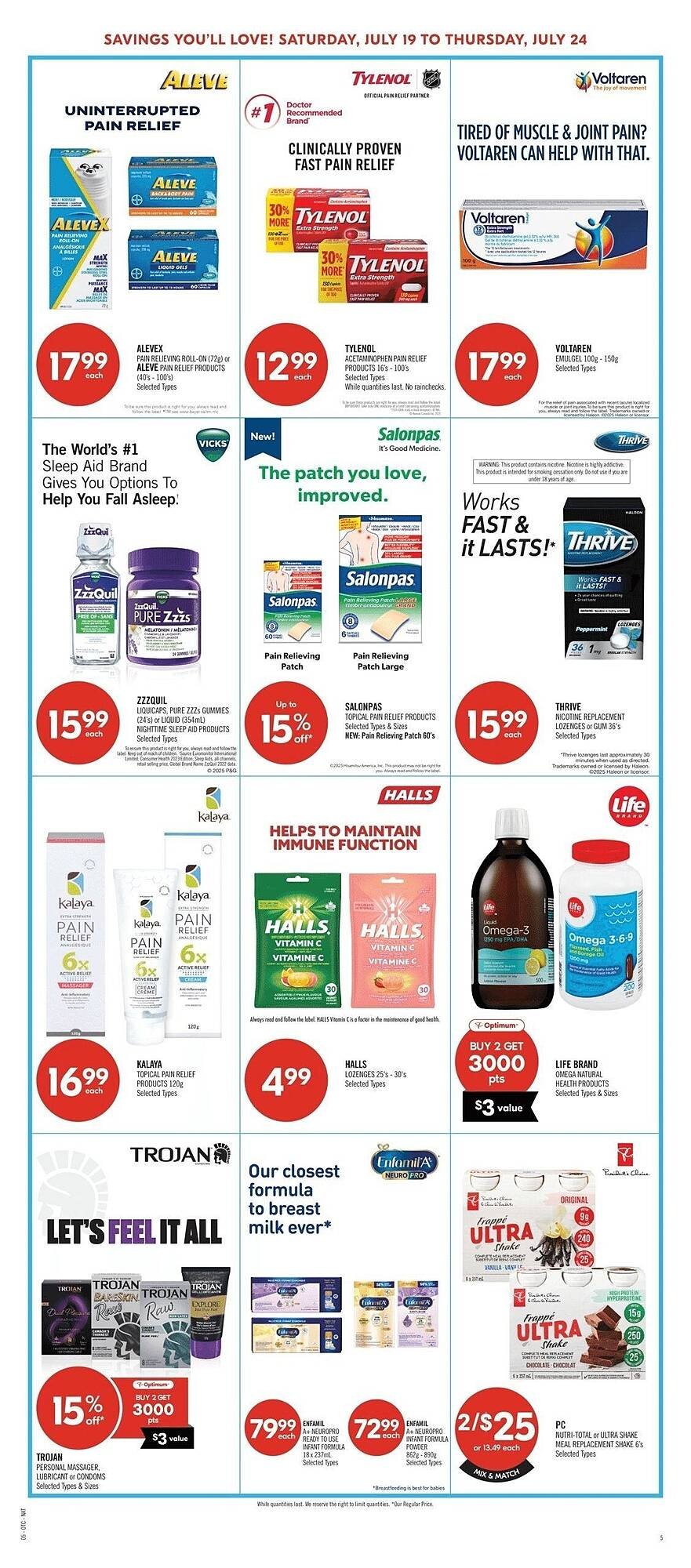 Shoppers Drug Mart flyer