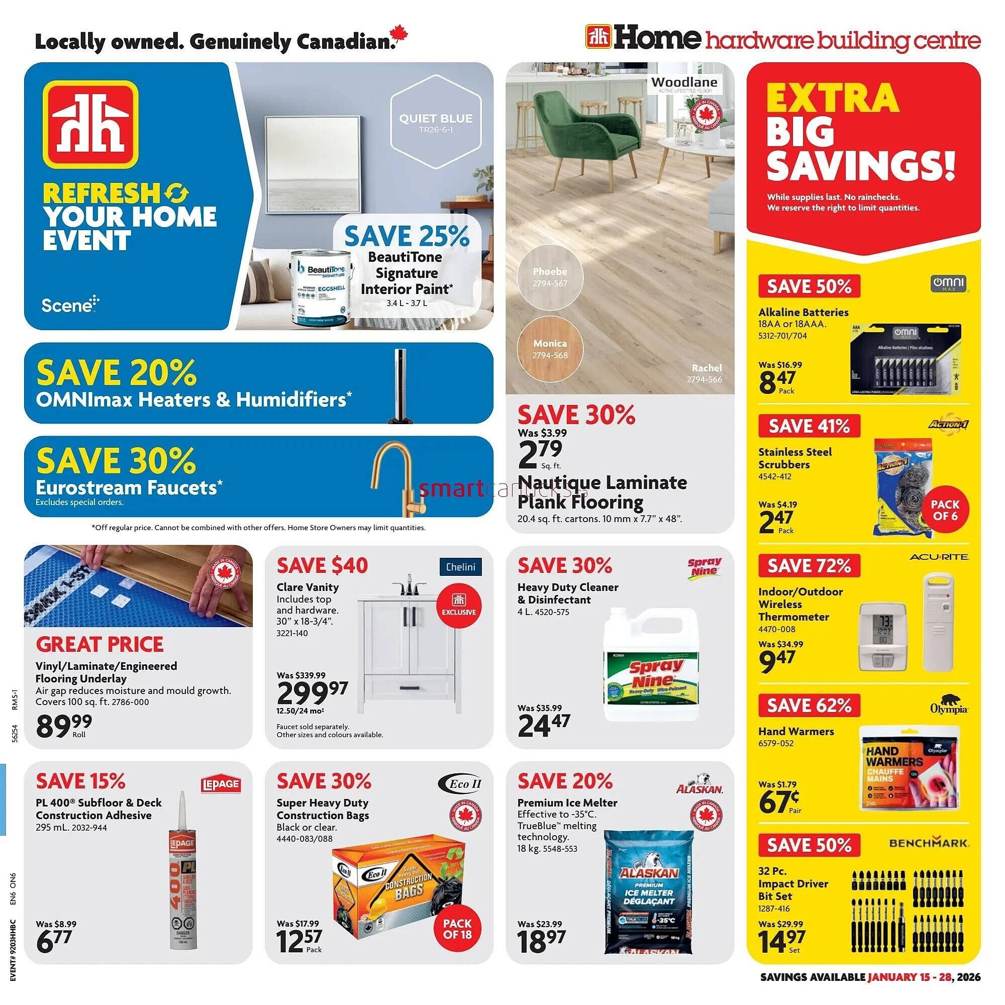 Home Hardware flyer (2026-01-15 - 2026-01-28) | 1