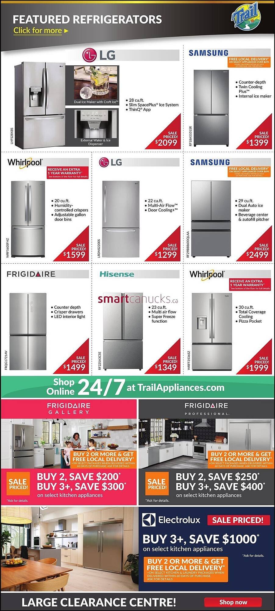 Trail Appliances flyer