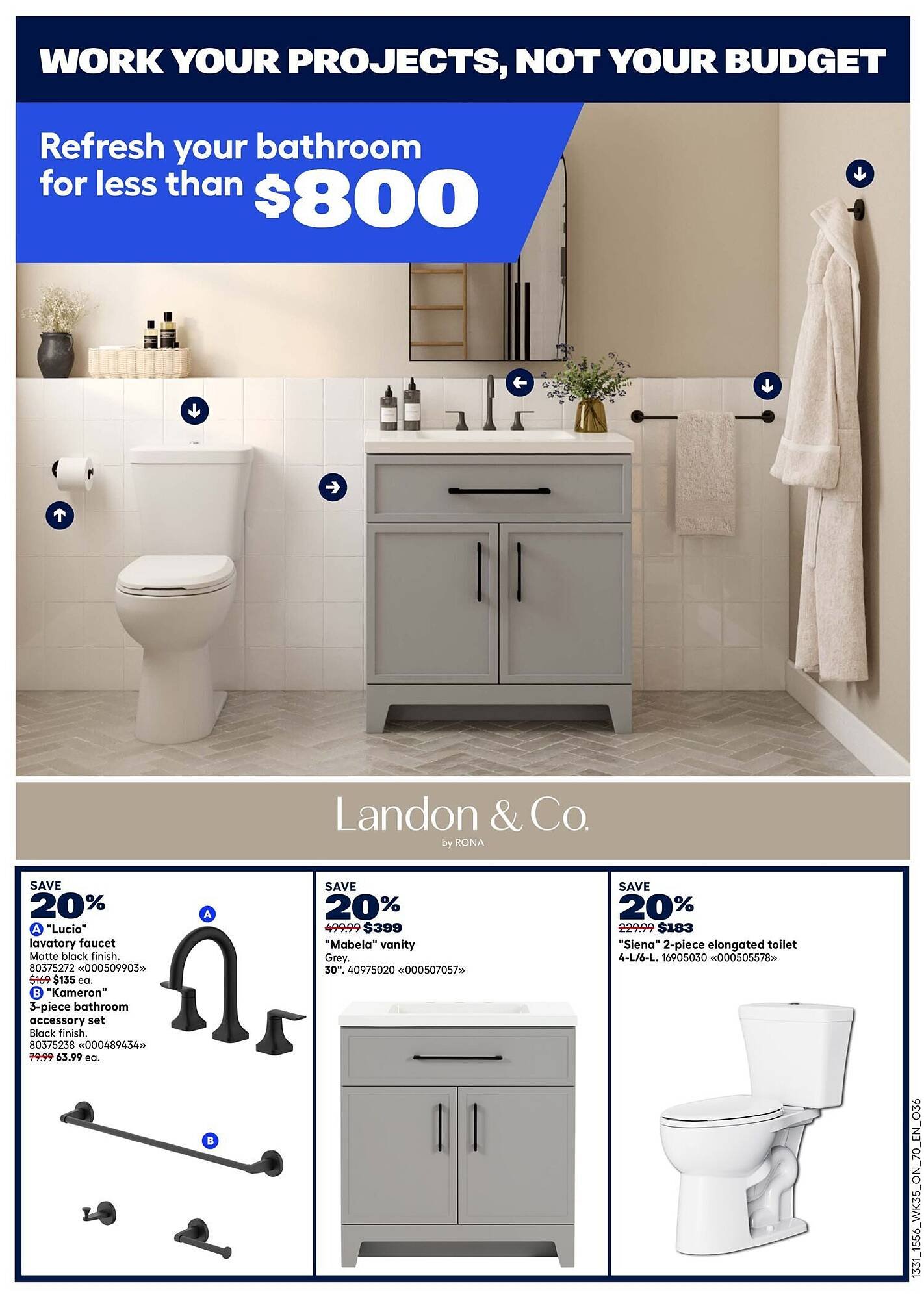 RONA flyer