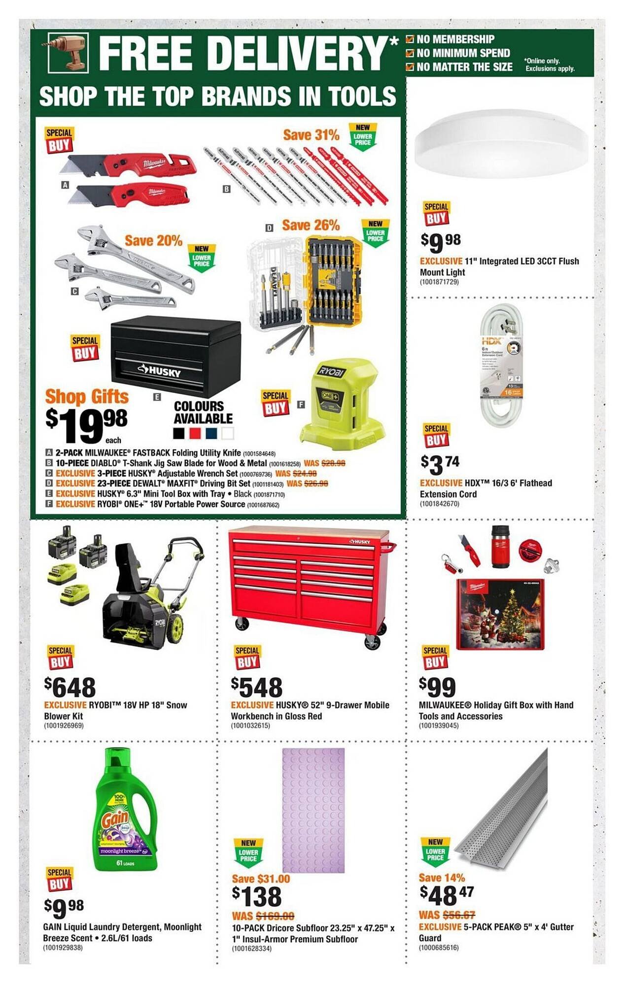 Home Depot flyer