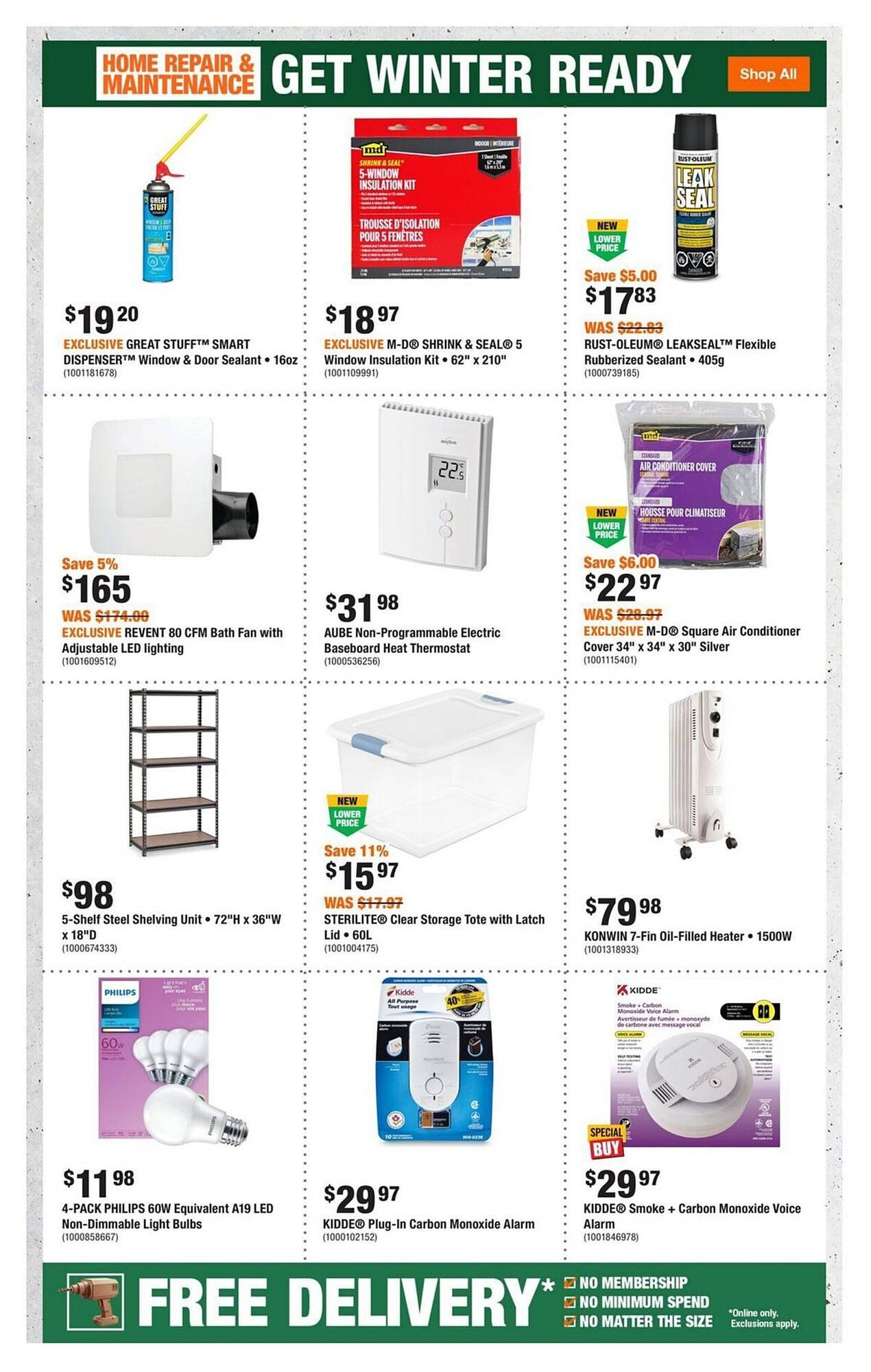 Home Depot flyer