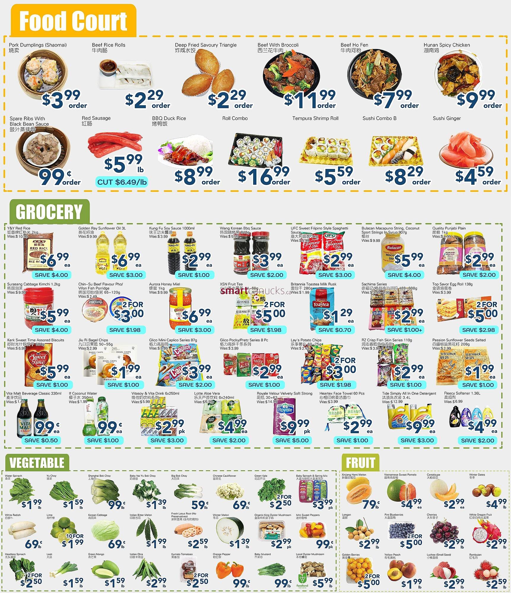 Oceans Fresh Food Market flyer