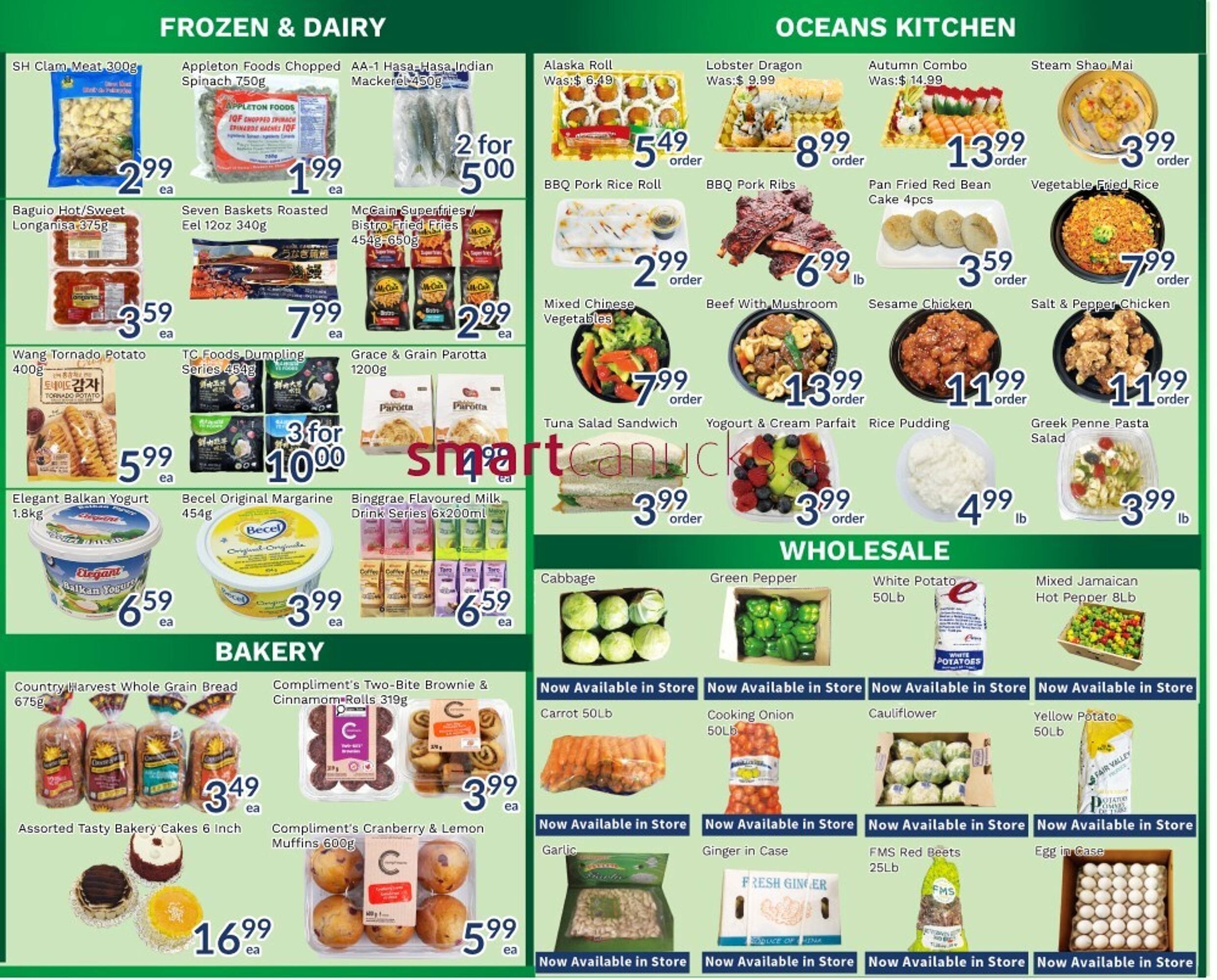 Oceans Fresh Food Market flyer