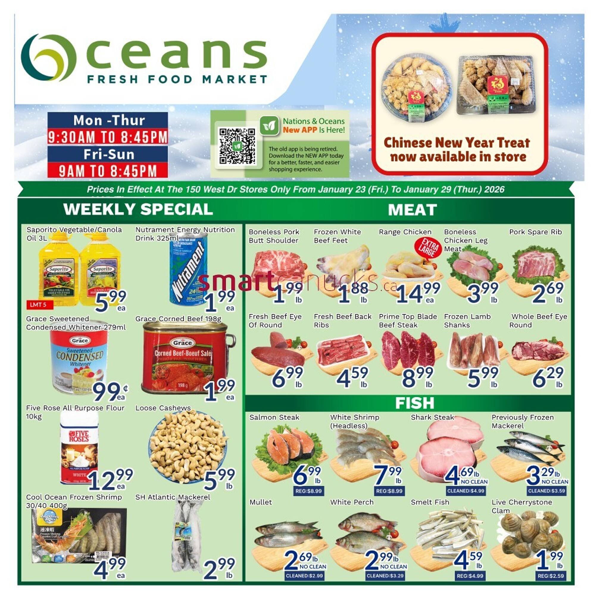 Oceans Fresh Food Market flyer