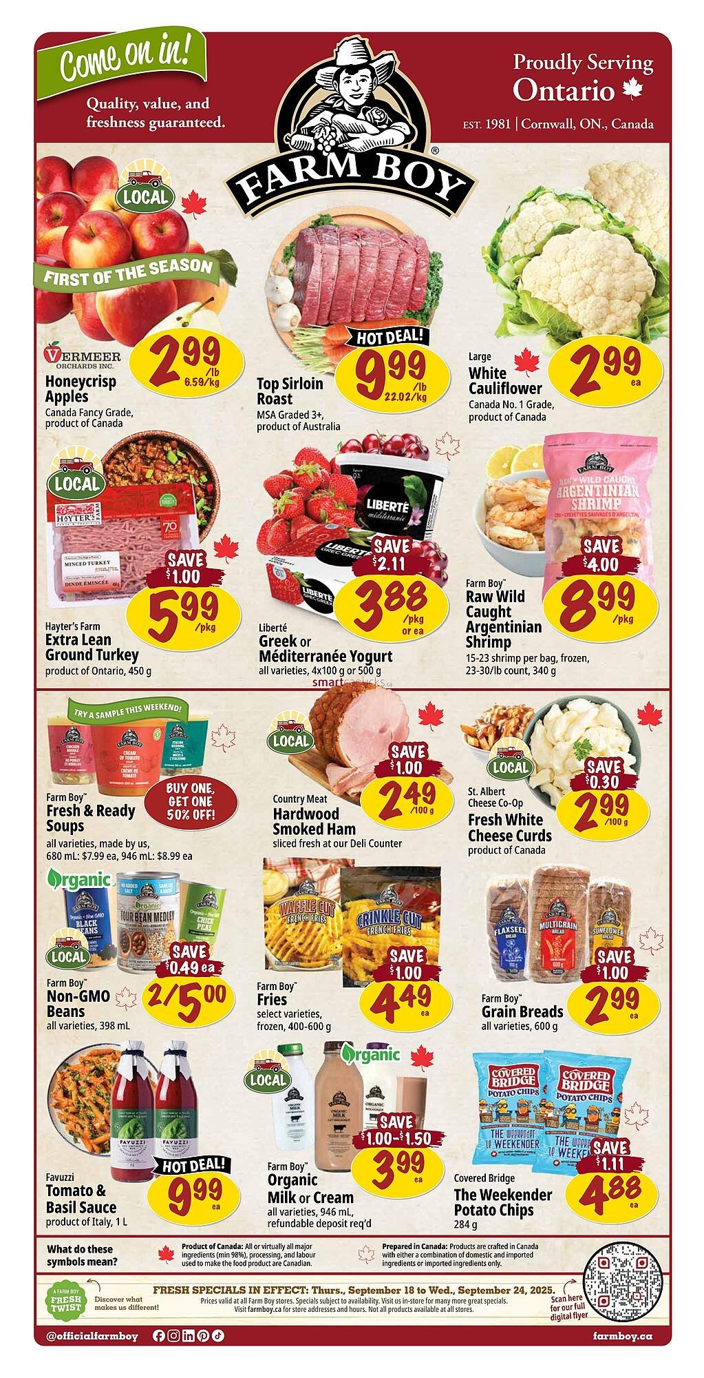Farm Boy flyer (2025-09-18 - 2025-09-24) | 1