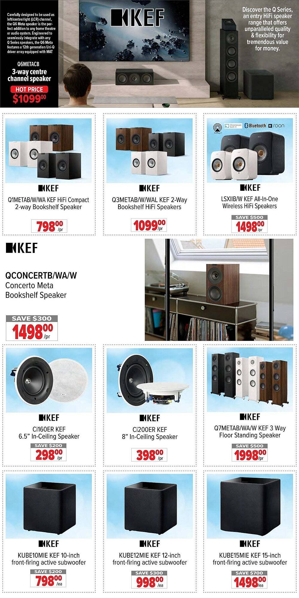 2001 Audio Video flyer