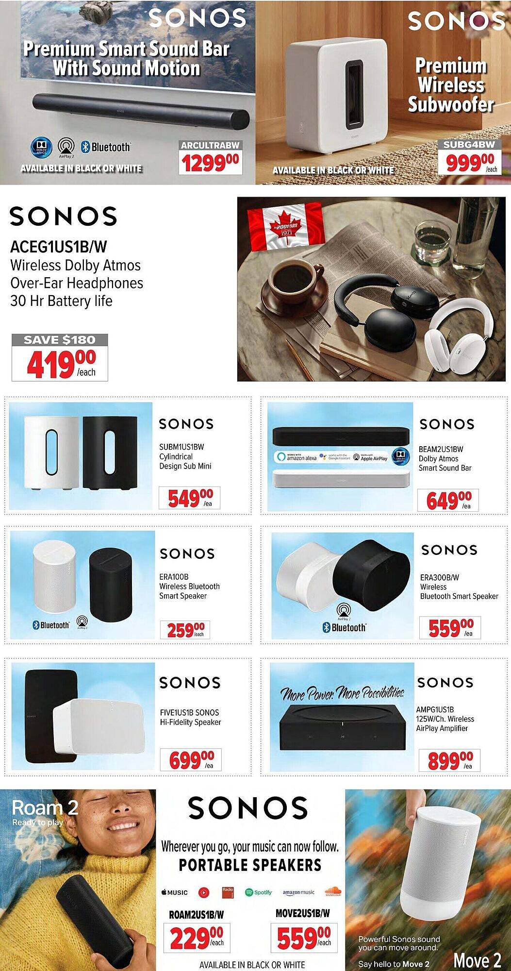 2001 Audio Video flyer