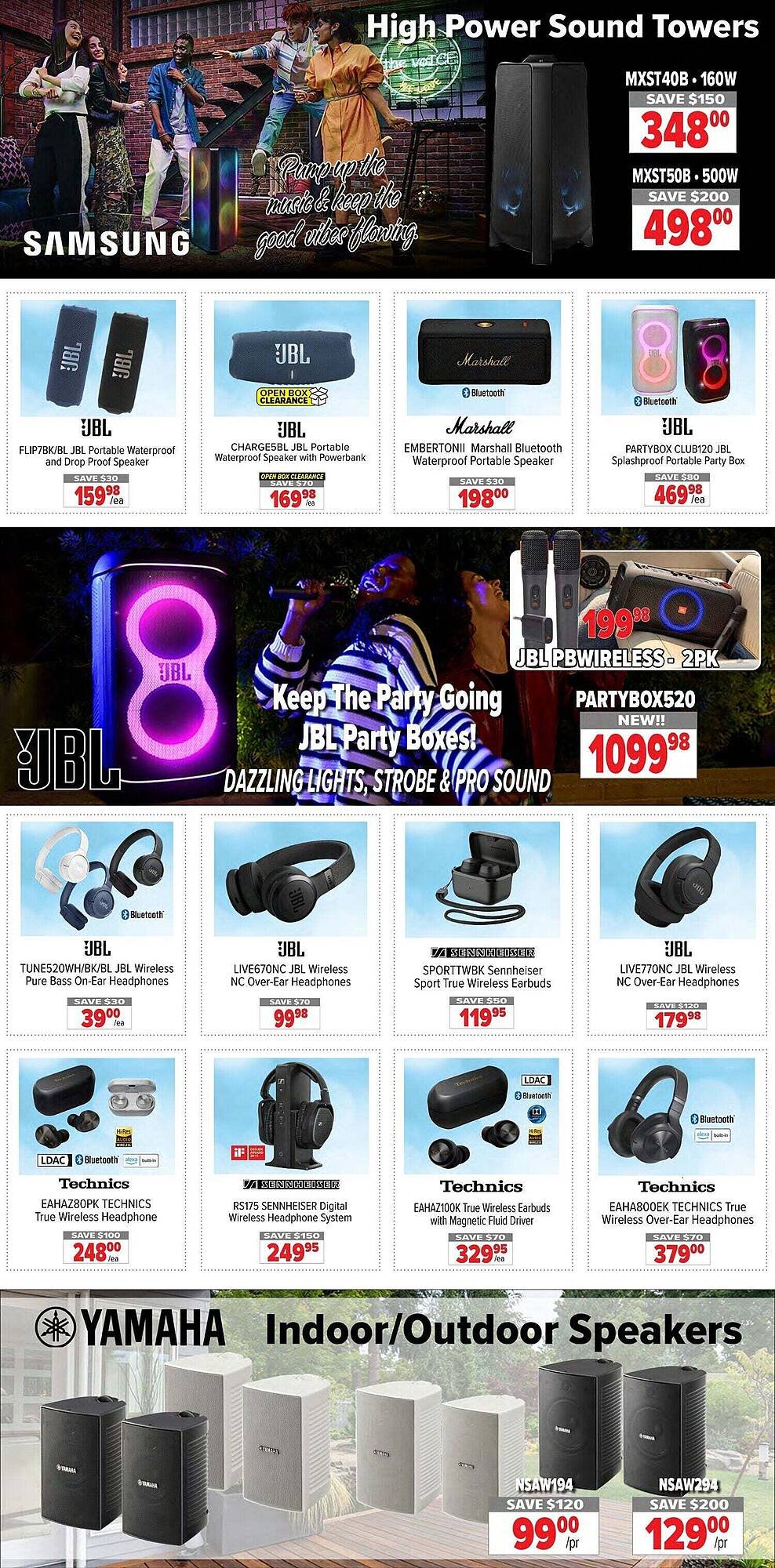 2001 Audio Video flyer