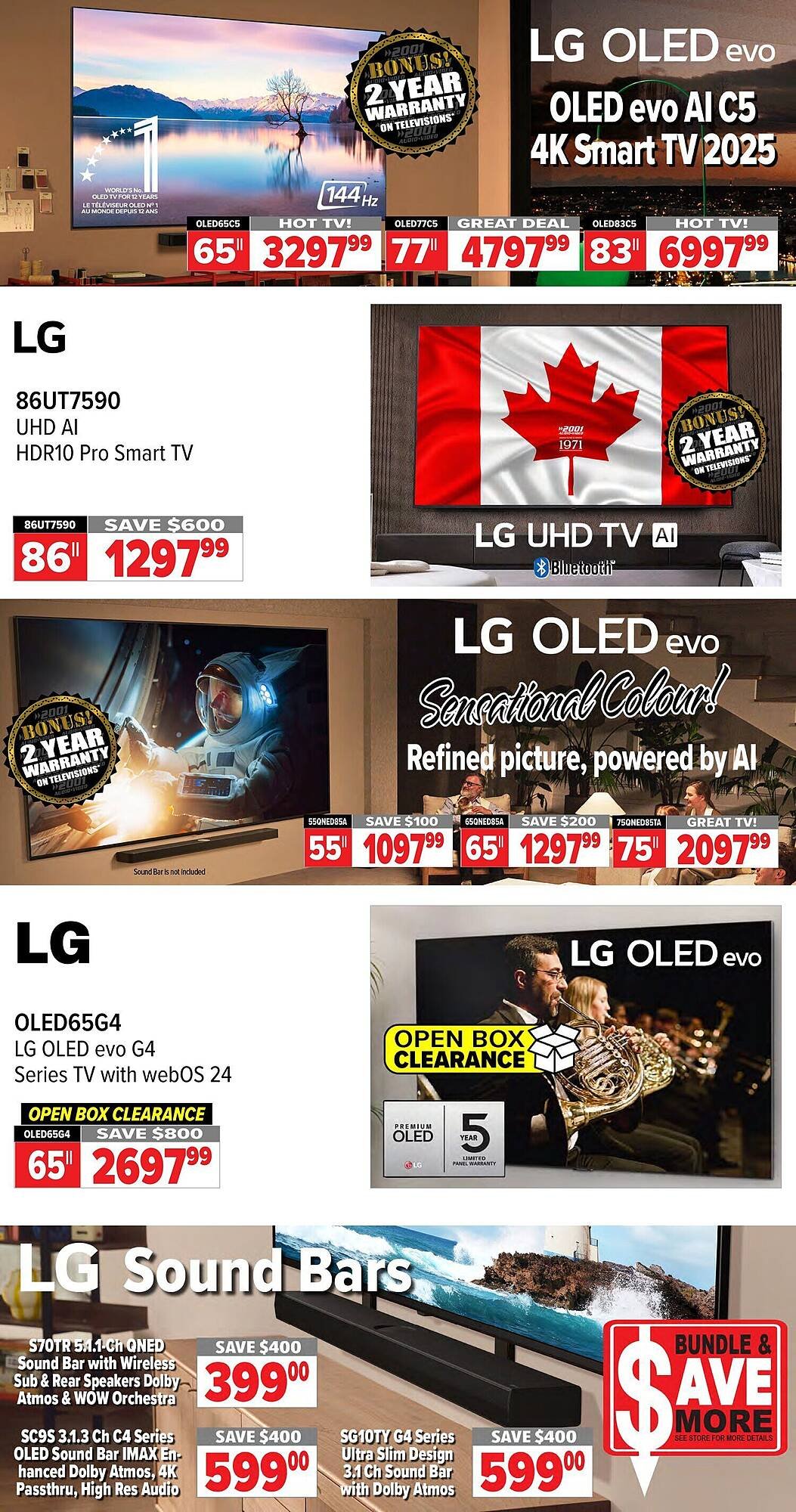 2001 Audio Video flyer