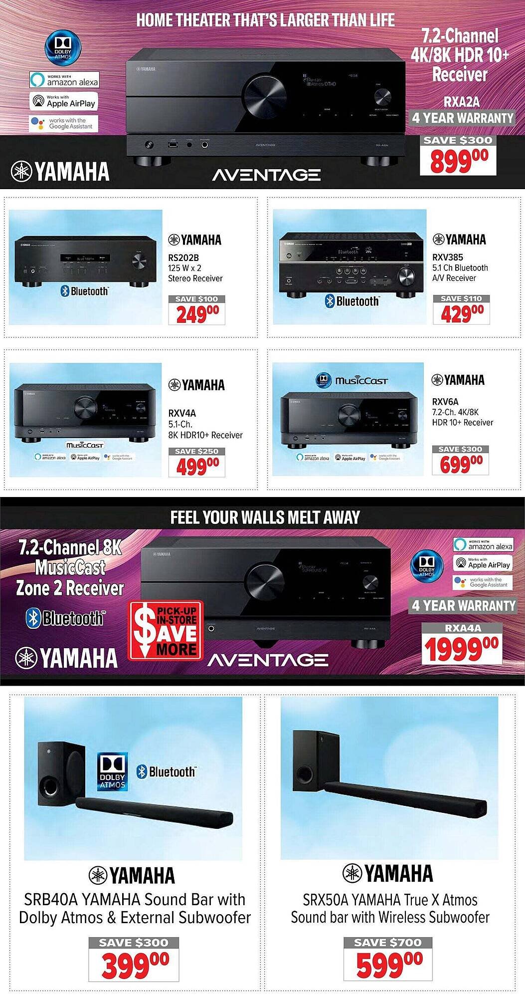 2001 Audio Video flyer