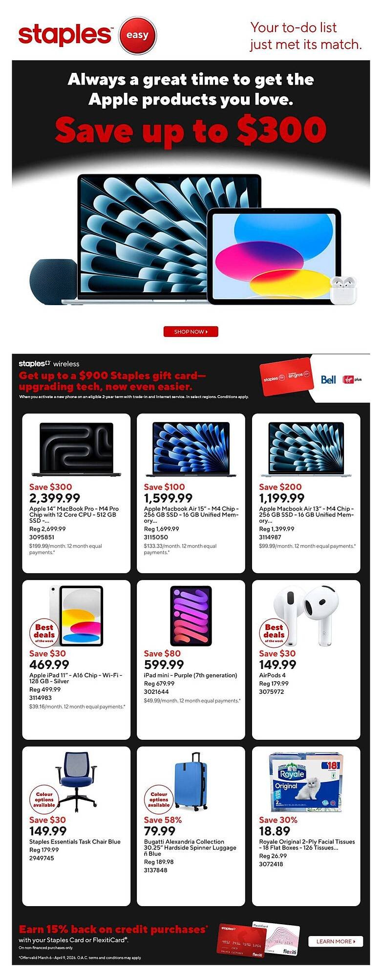 Staples flyer (2026-03-13 - 2026-03-19) | 1