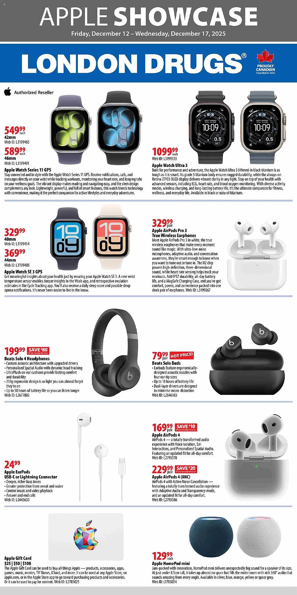 London Drugs flyer (2025-12-12 - 2025-12-17) | 1