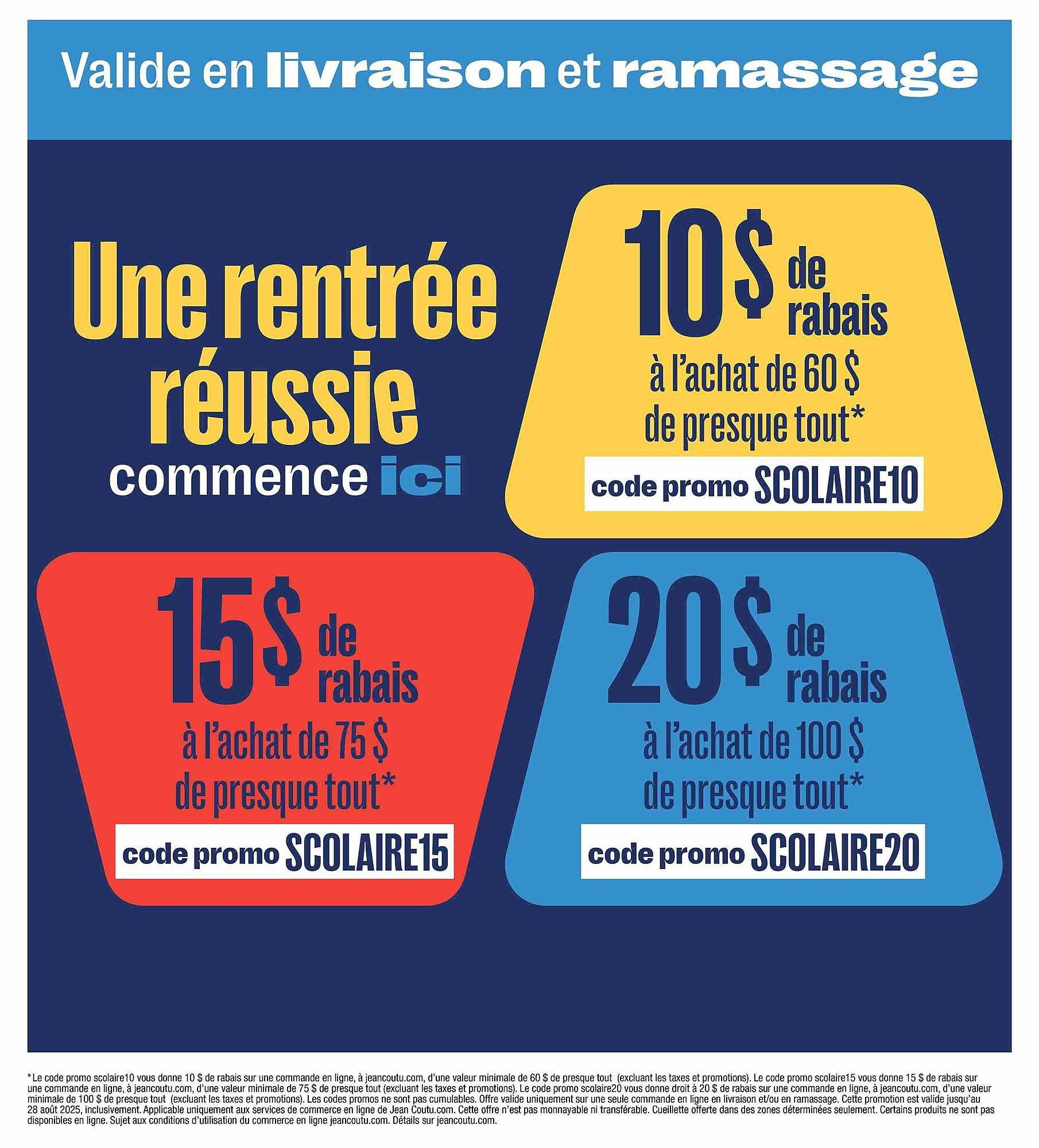 Jean Coutu flyer