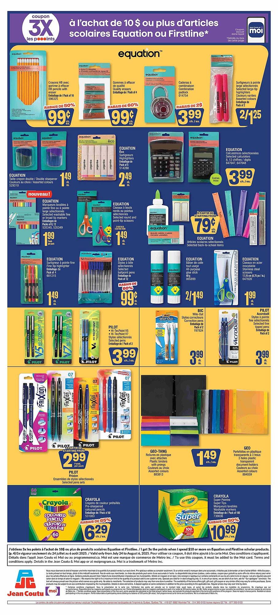 Jean Coutu flyer
