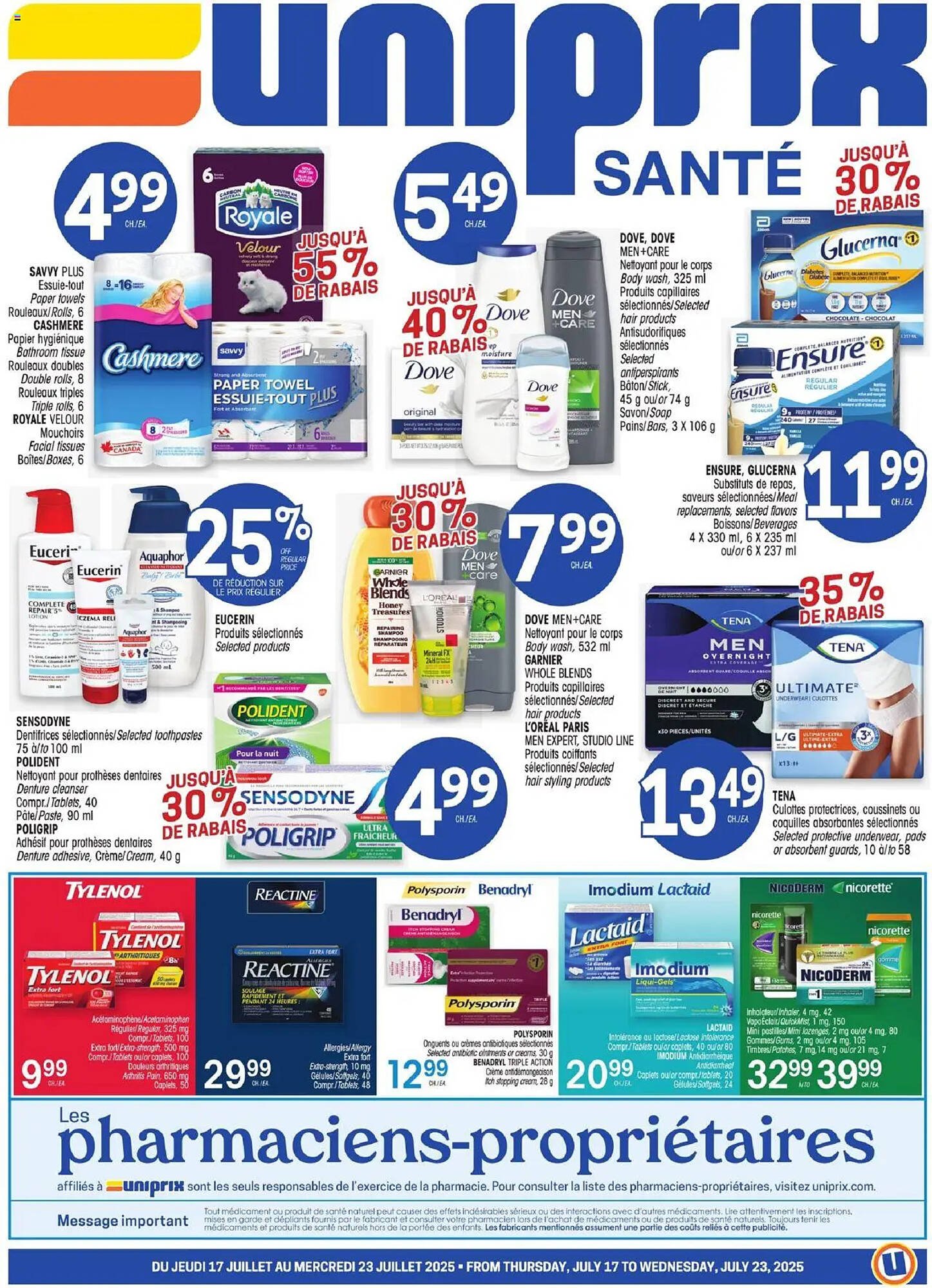 Uniprix flyer (2025-07-17 - 2025-07-23) | 1