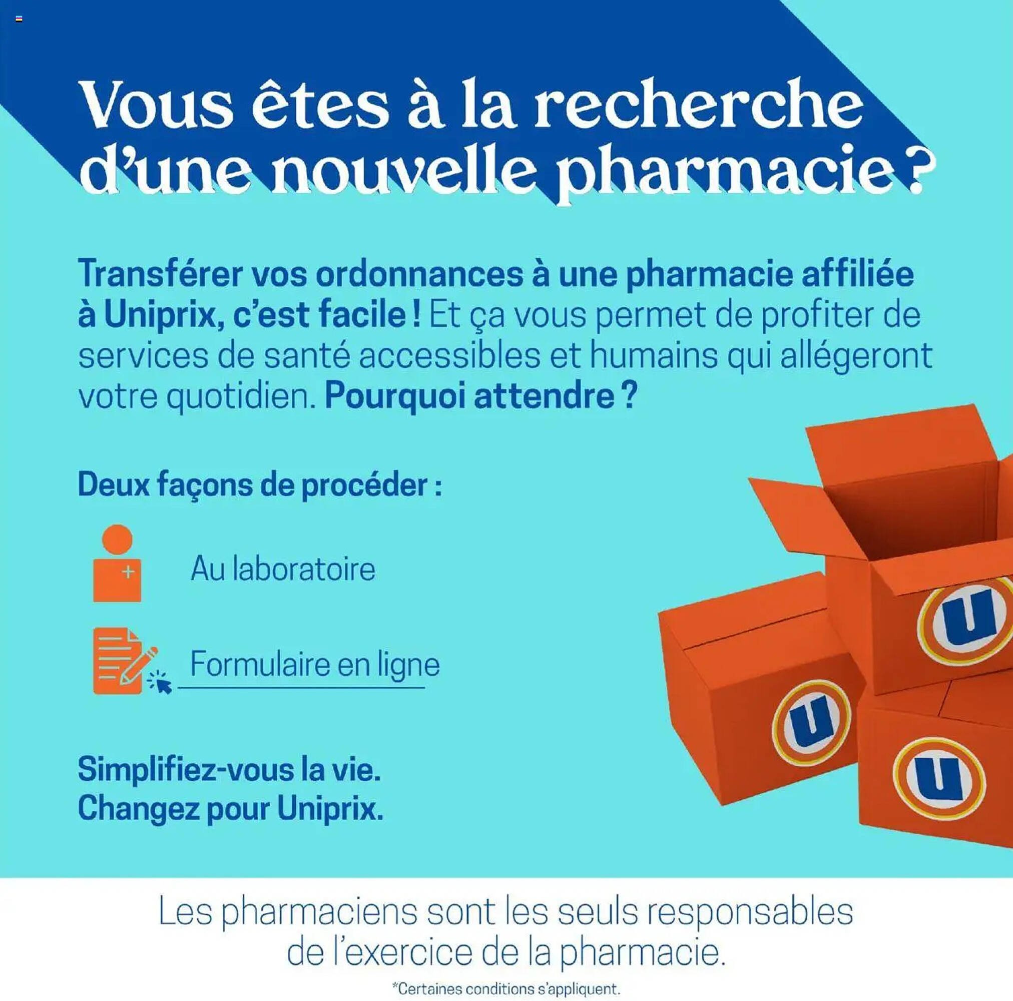 Uniprix flyer
