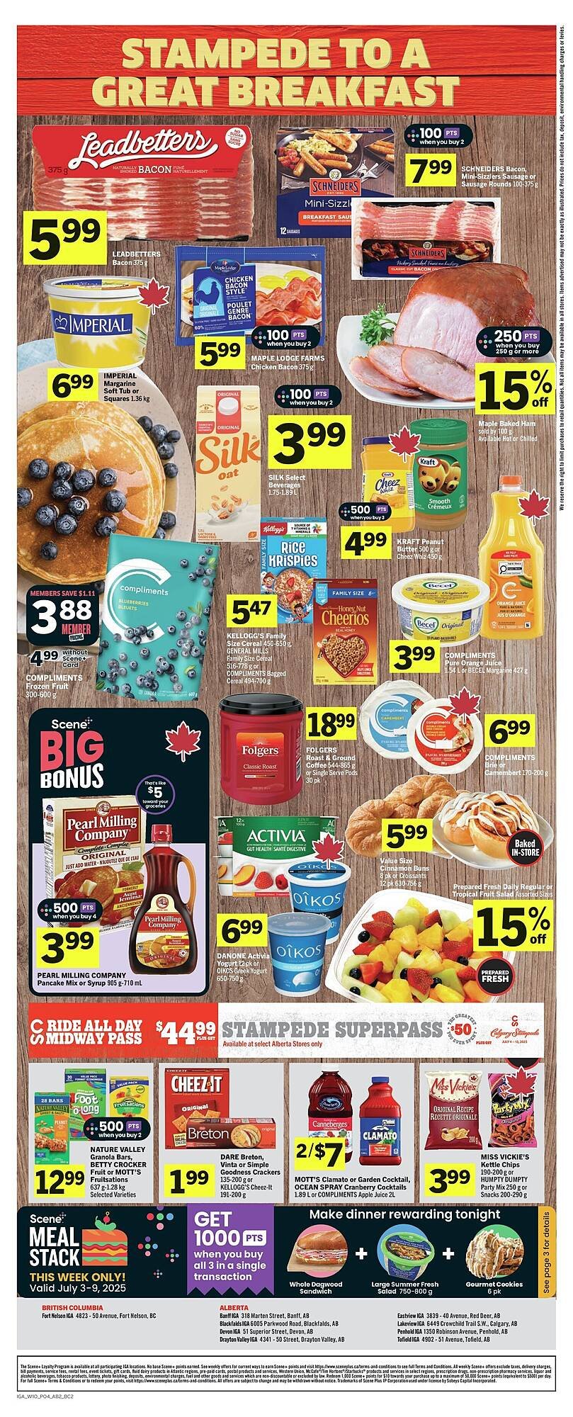 IGA flyer