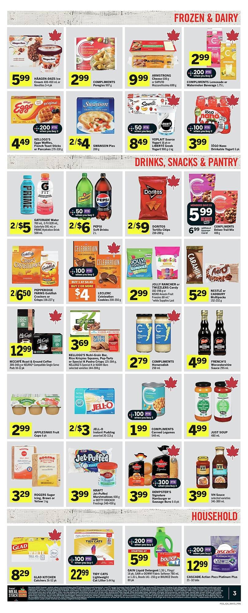 IGA flyer
