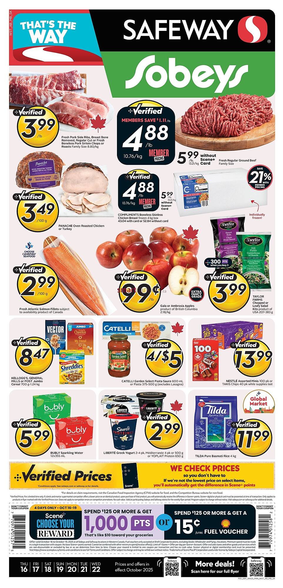 Safeway flyer (2025-10-16 - 2025-10-22) | 1