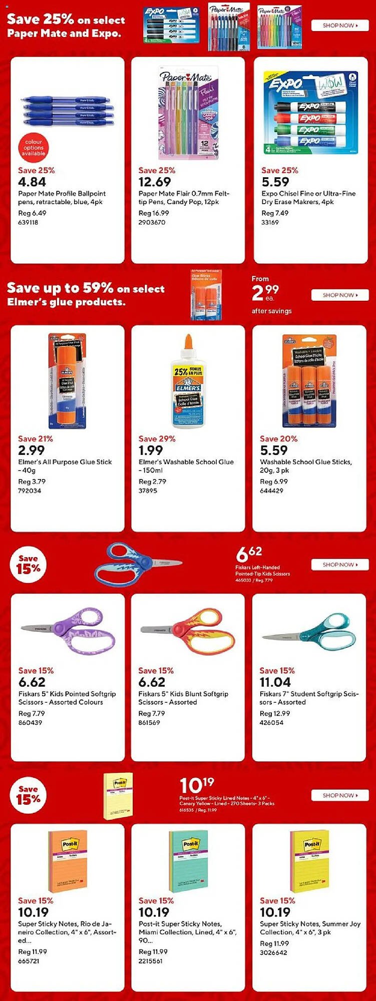 Staples flyer