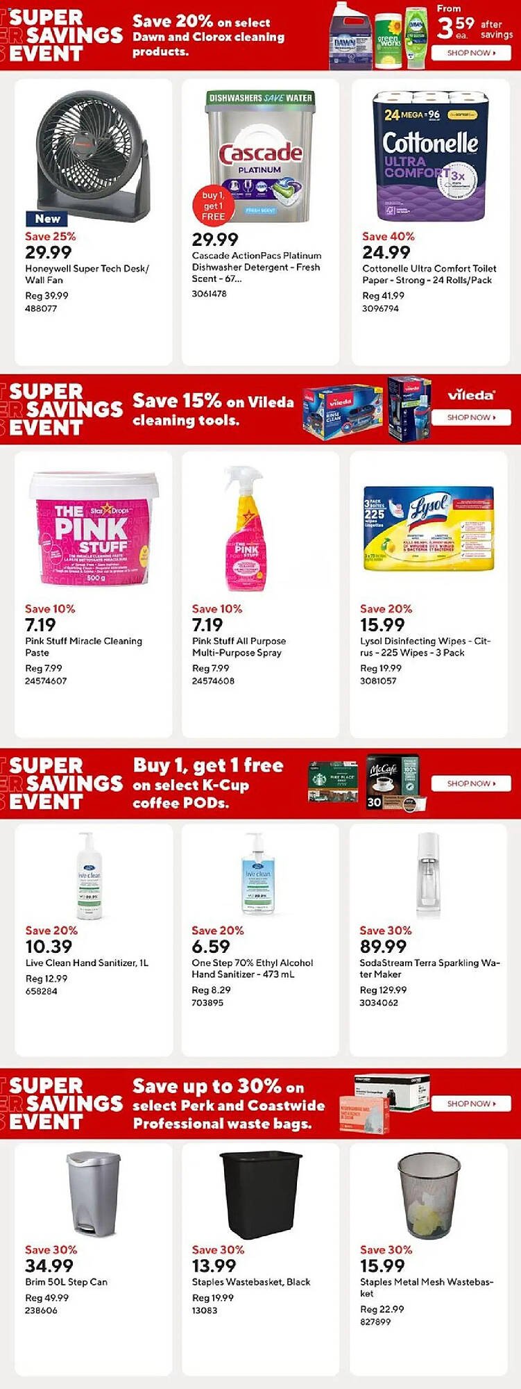 Staples flyer