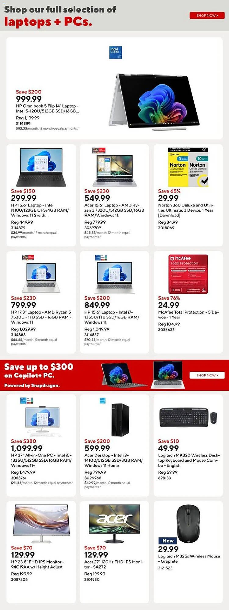 Staples flyer