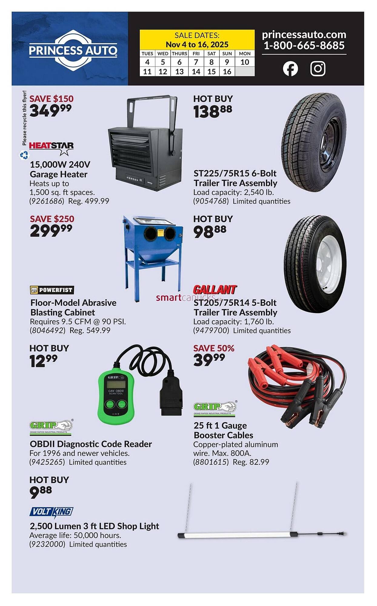 Princess Auto flyer (2025-10-30 - 2025-11-05) | 2