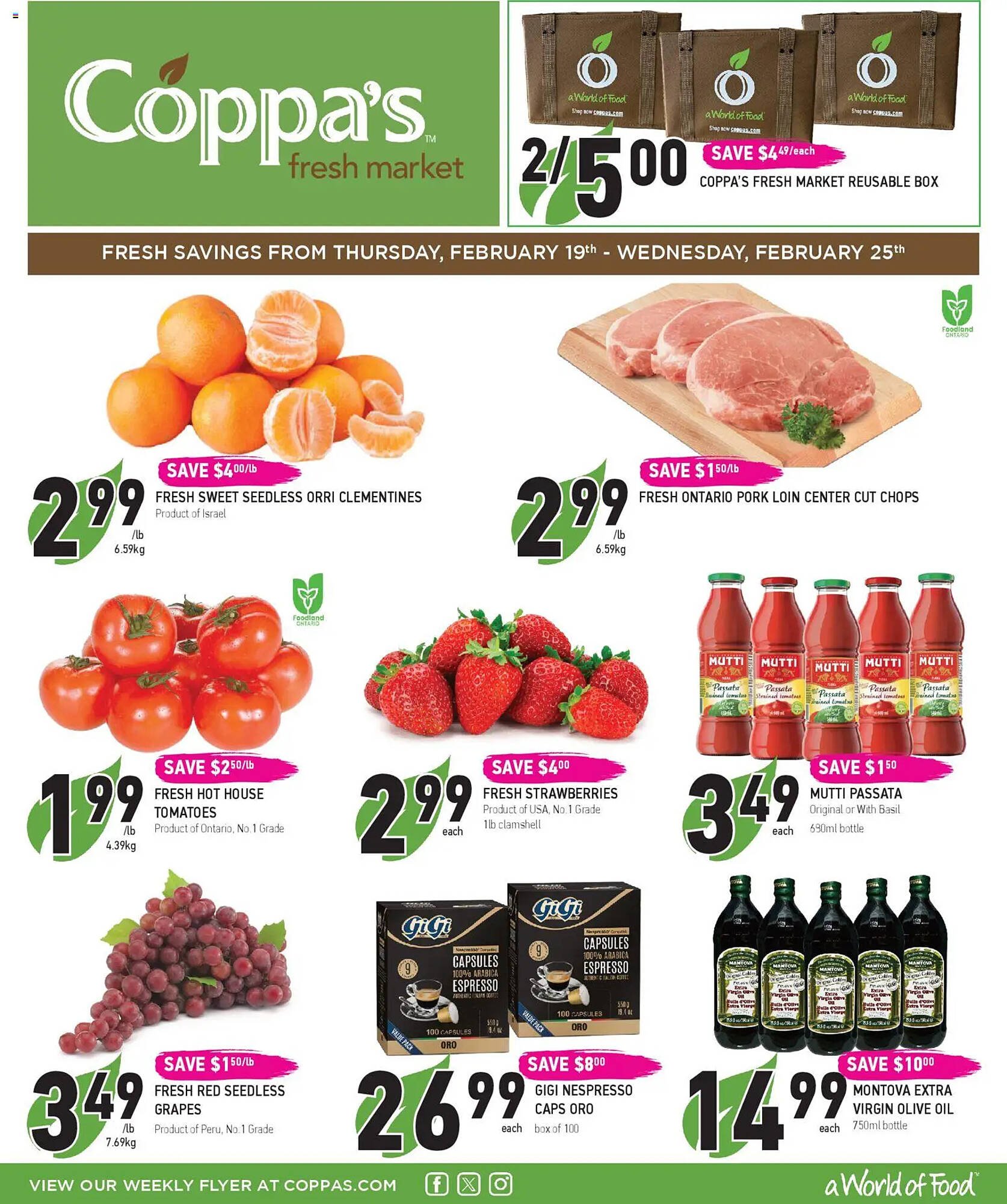 Coppa's Fresh Market flyer