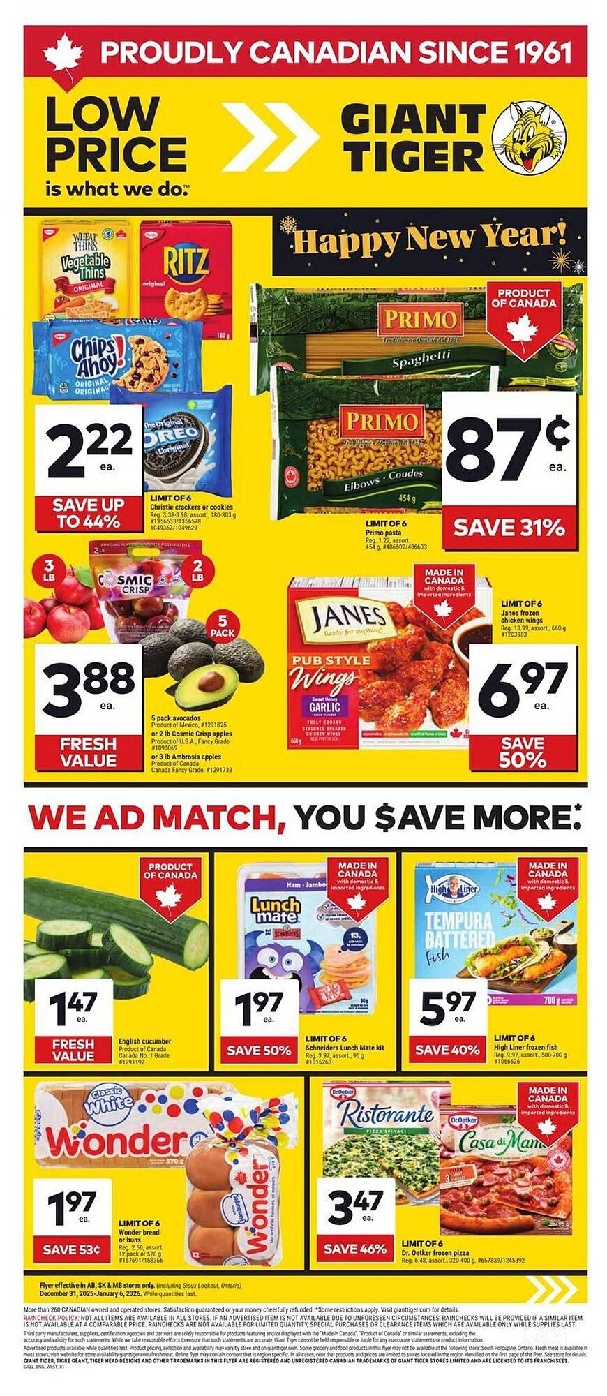 Giant Tiger flyer (2025-12-31 - 2026-01-06) | 1