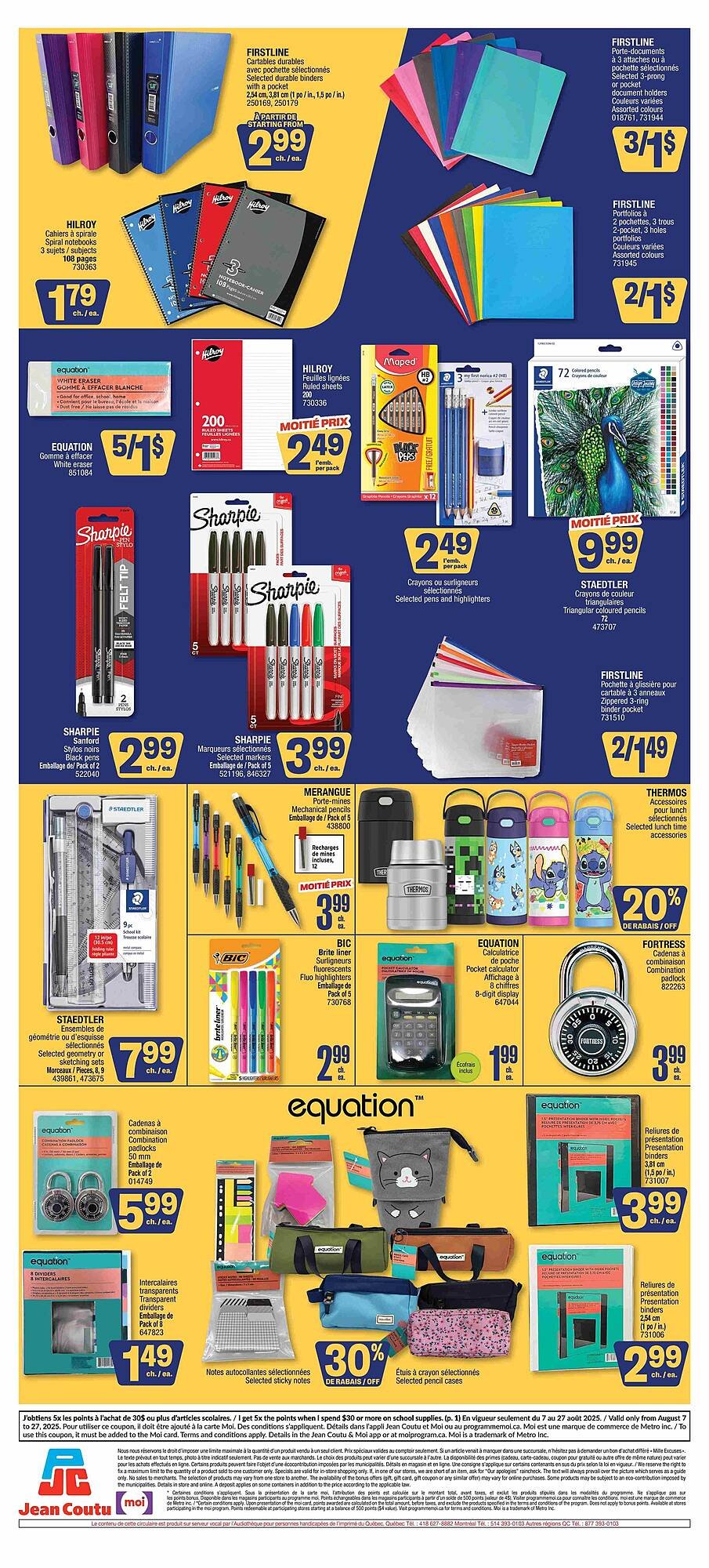 Jean Coutu flyer