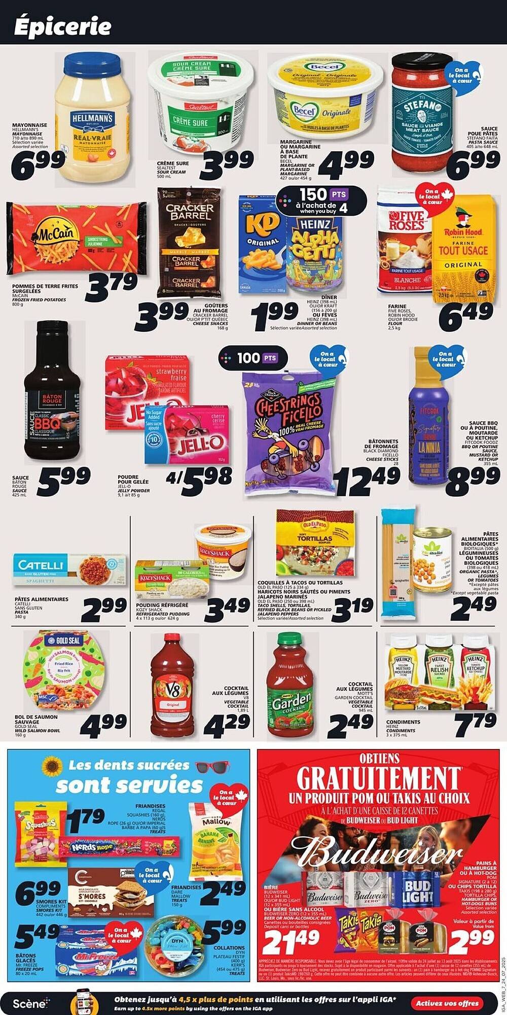 IGA flyer