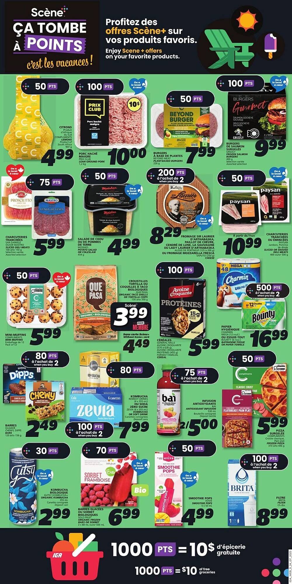 IGA flyer