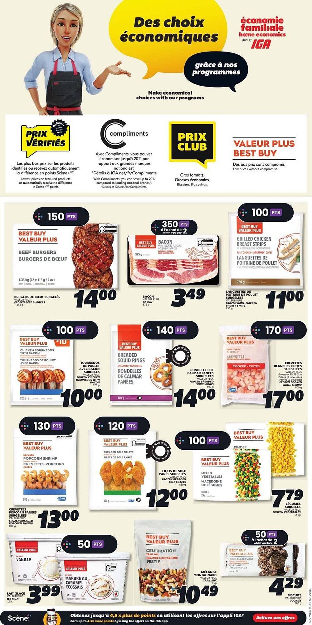 IGA flyer